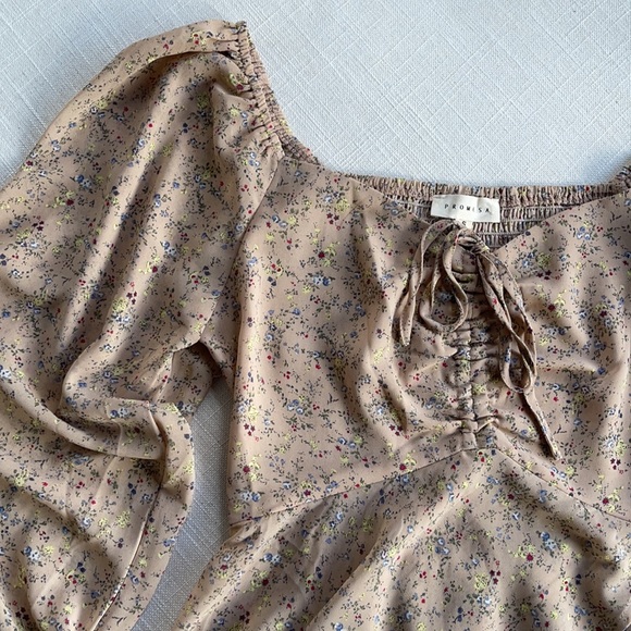 South Moon Under Promesa floral print peasant top - Picture 3 of 7